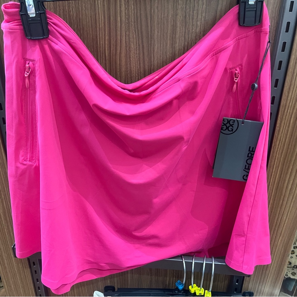 G/FORE Hot Pink Circle Skort